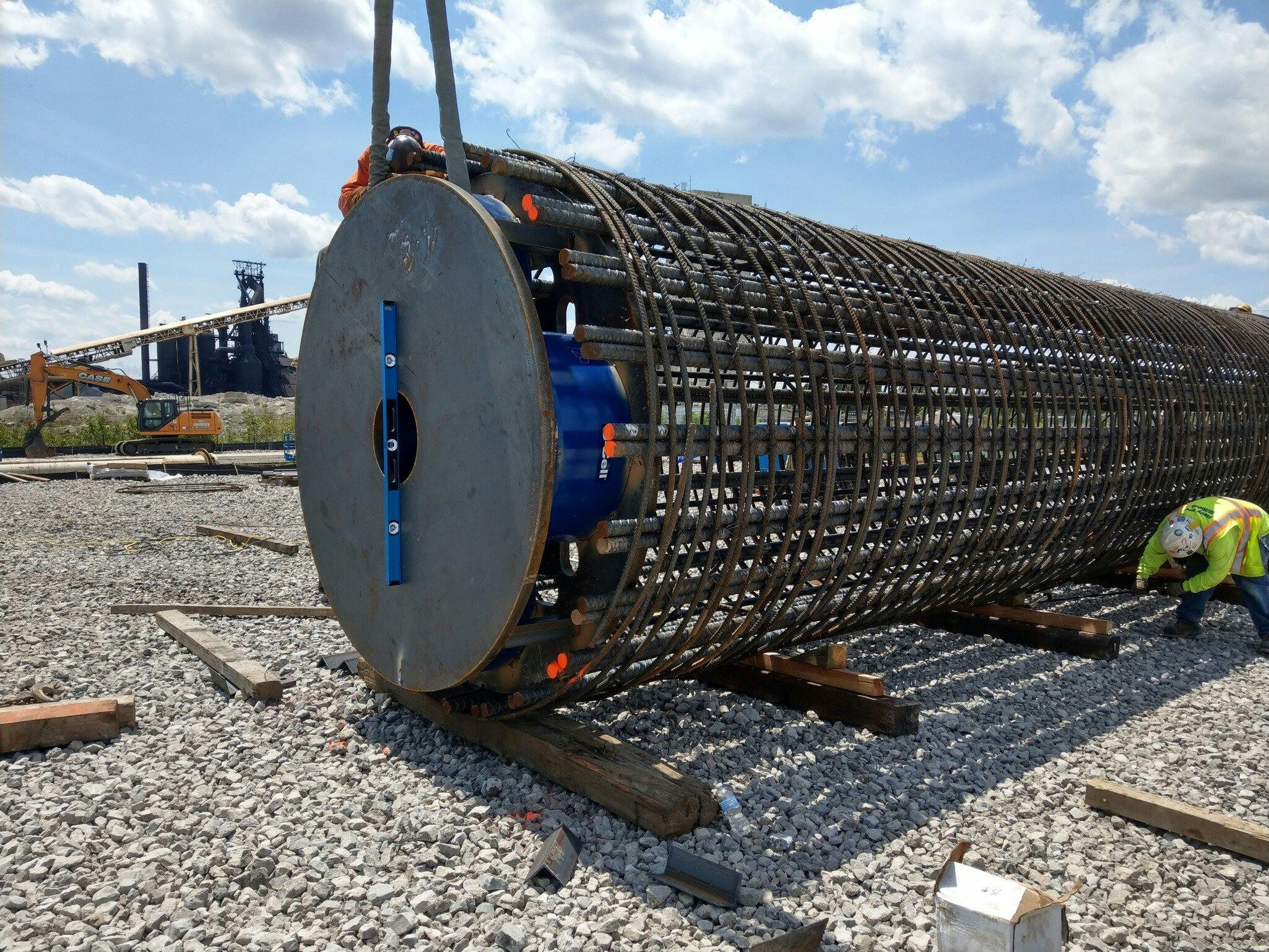 O-cell® (Osterberg Cell) bi-directional static load testing – simultaneously perform a full scale static loading test on two sections of the same foundation significantly reducing testing costs and improving safety by eliminating the need for kentledge, reaction piles and reaction beams. Test loads of 3MN to over 300 MN can be applied safely within the foundation element
