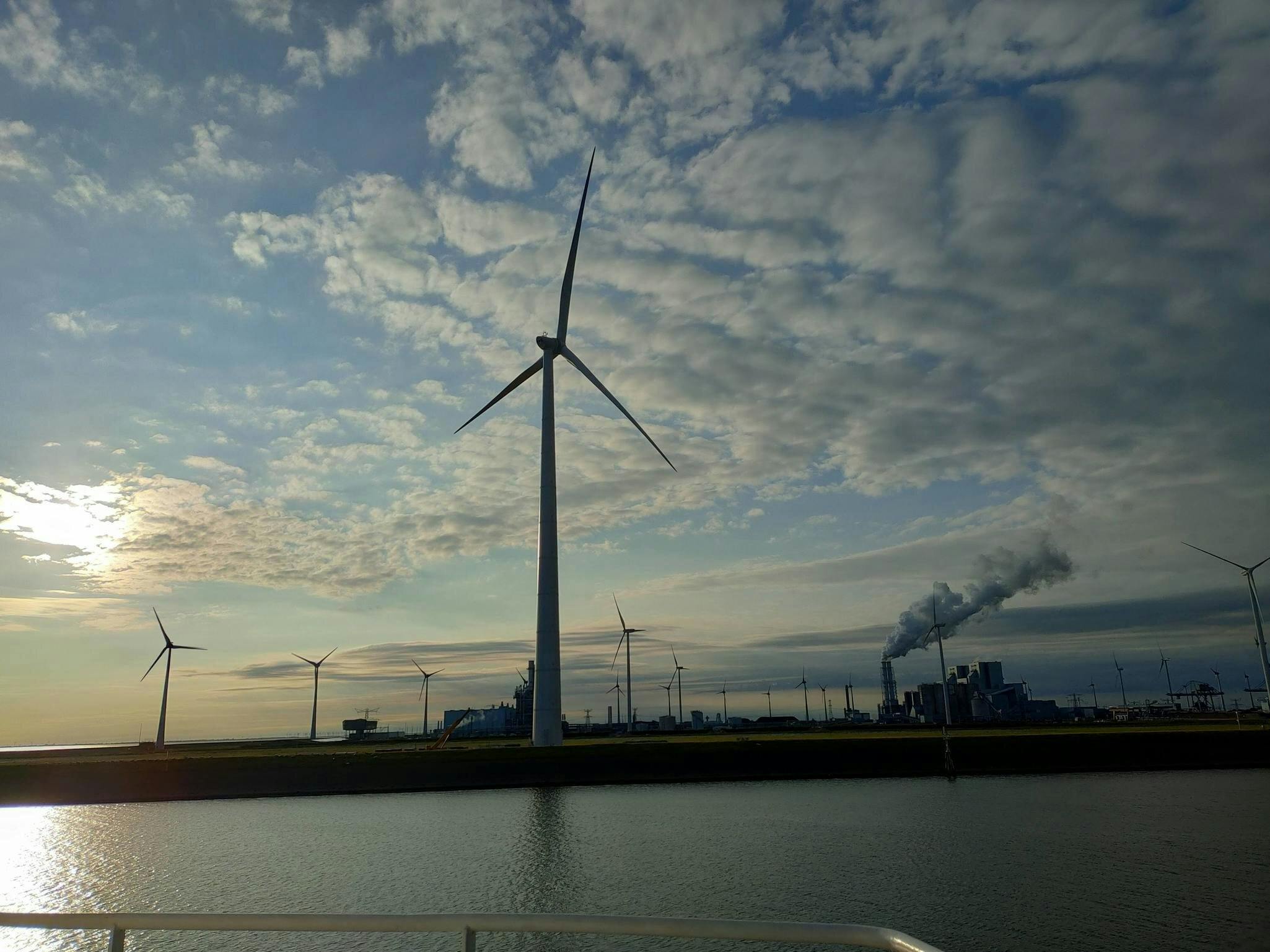 Wind turbines in a coastal environment