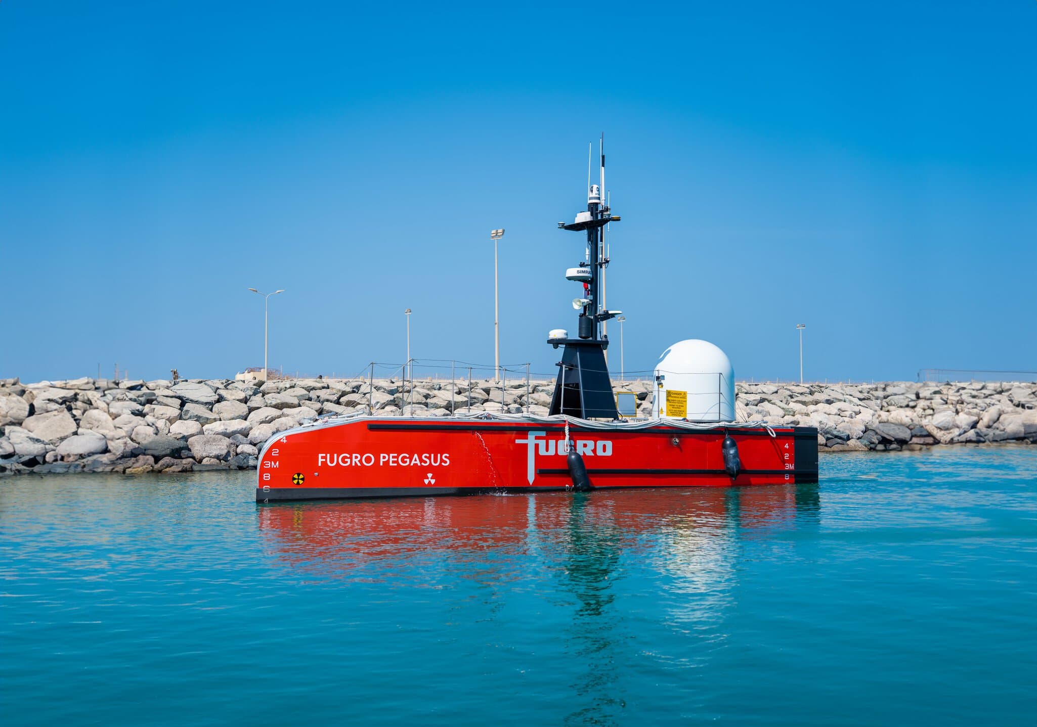 Fugro Pegasus Blue Essence USV in Abu Dhabi 12