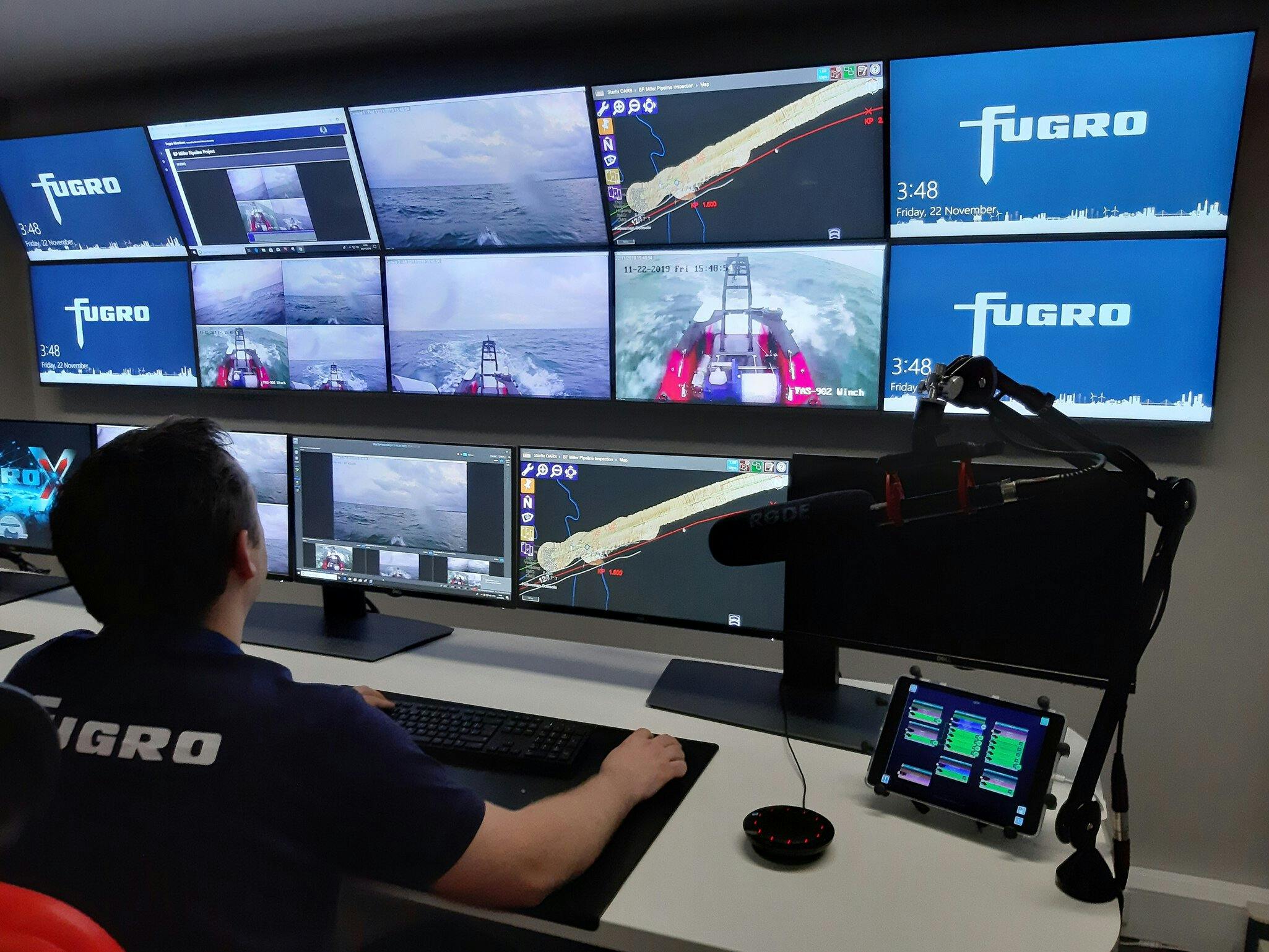 Remote operations centre in Aberdeen, UK