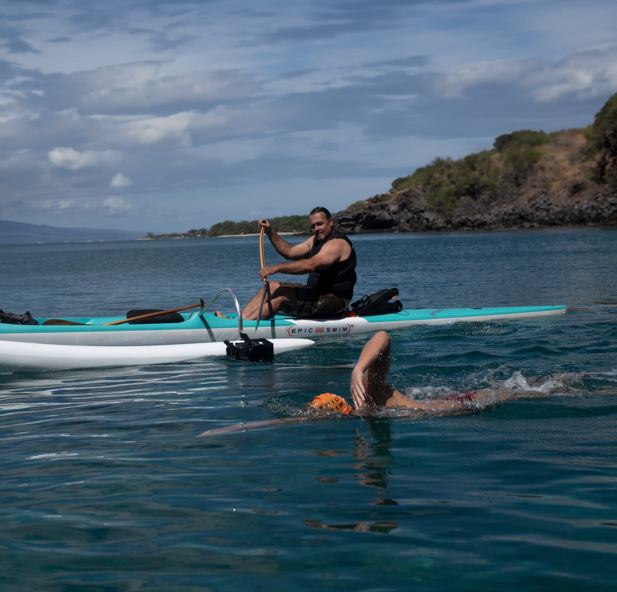 Epic Swim Maui Robby Seeger and Andy Donaldson (1)