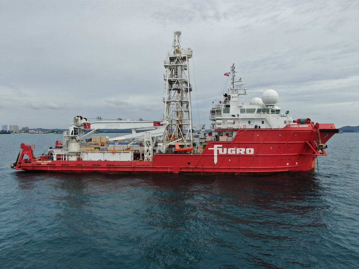 Fugro Mariner geotechnical vessel