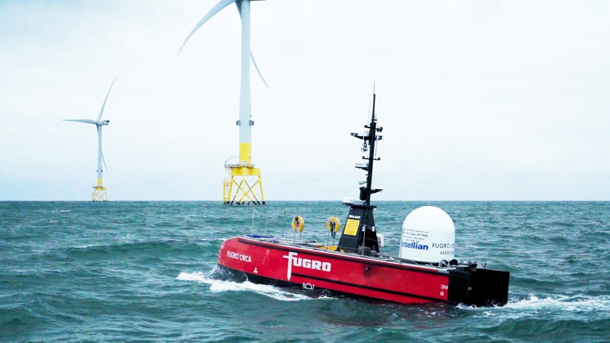 Blue Essence undertaking remote inspection of Aberdeen Wind Farm