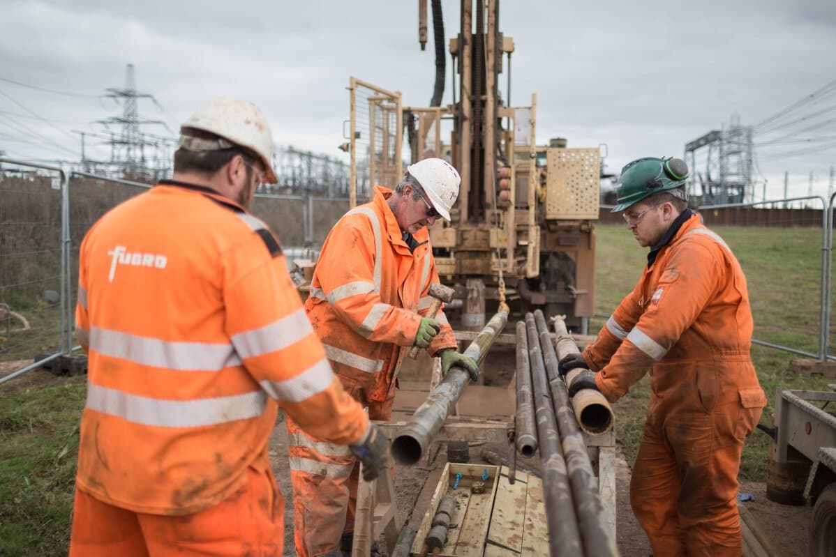 Geotechnical ground investigation for Keadby 3 Power Station, United Kingdom